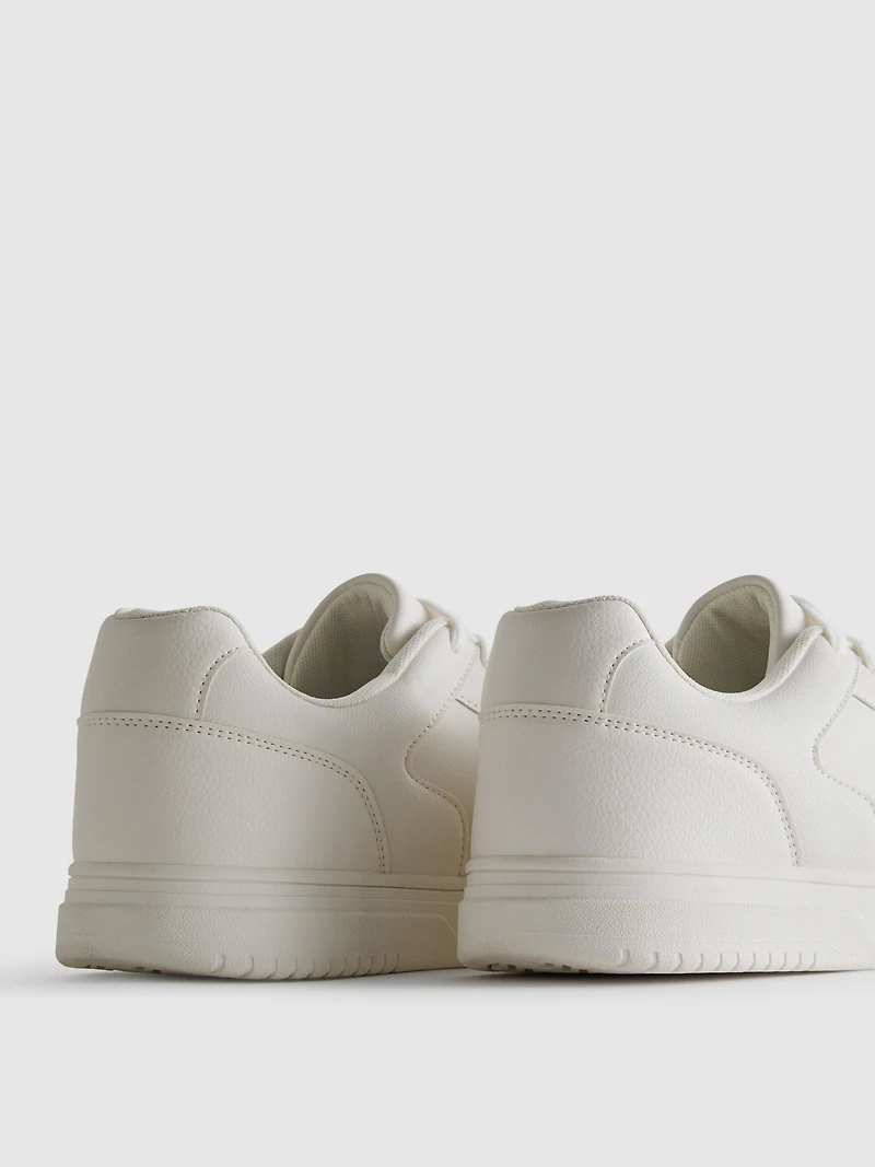 Paneled Low-Top Sneakers