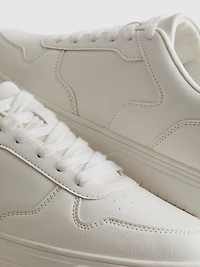 Paneled Low-Top Sneakers