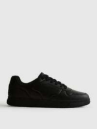 Paneled Low-Top Sneakers
