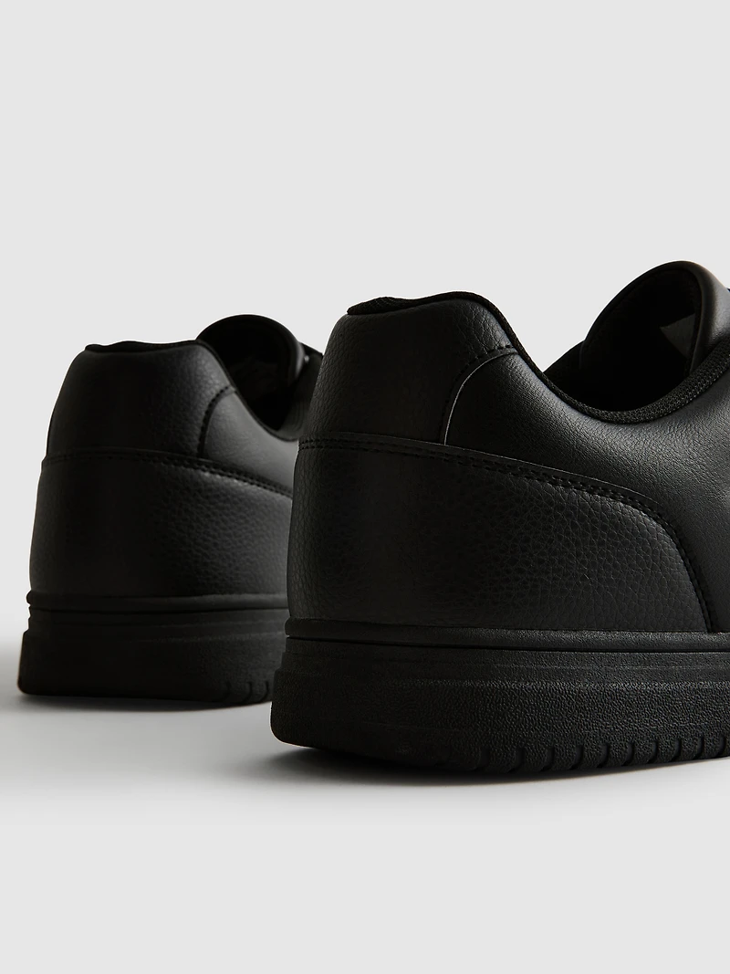 Paneled Low-Top Sneakers