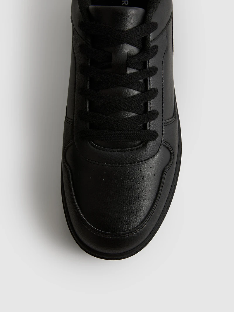 Paneled Low-Top Sneakers