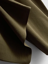 Elastic Waist Wide-Leg Pants