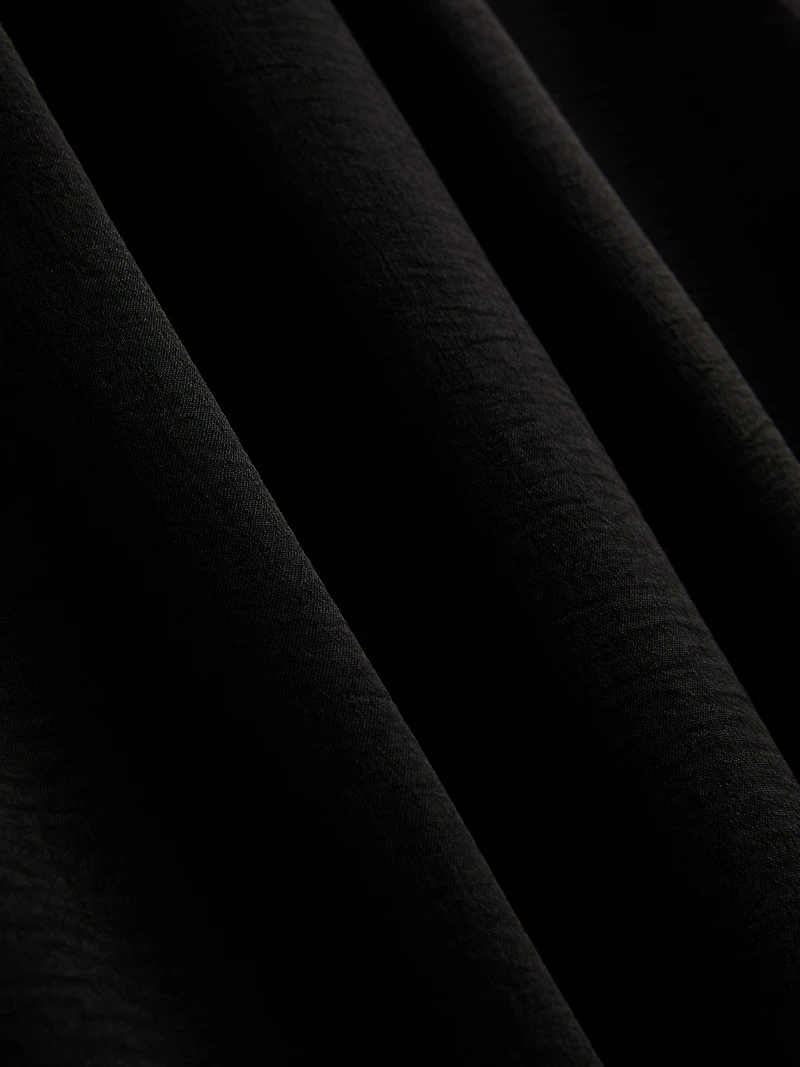 Elastic Waist Wide-Leg Pants