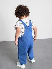 0-36mths | Disney’s Mickey Mouse and Friends T-Shirt Overalls Set