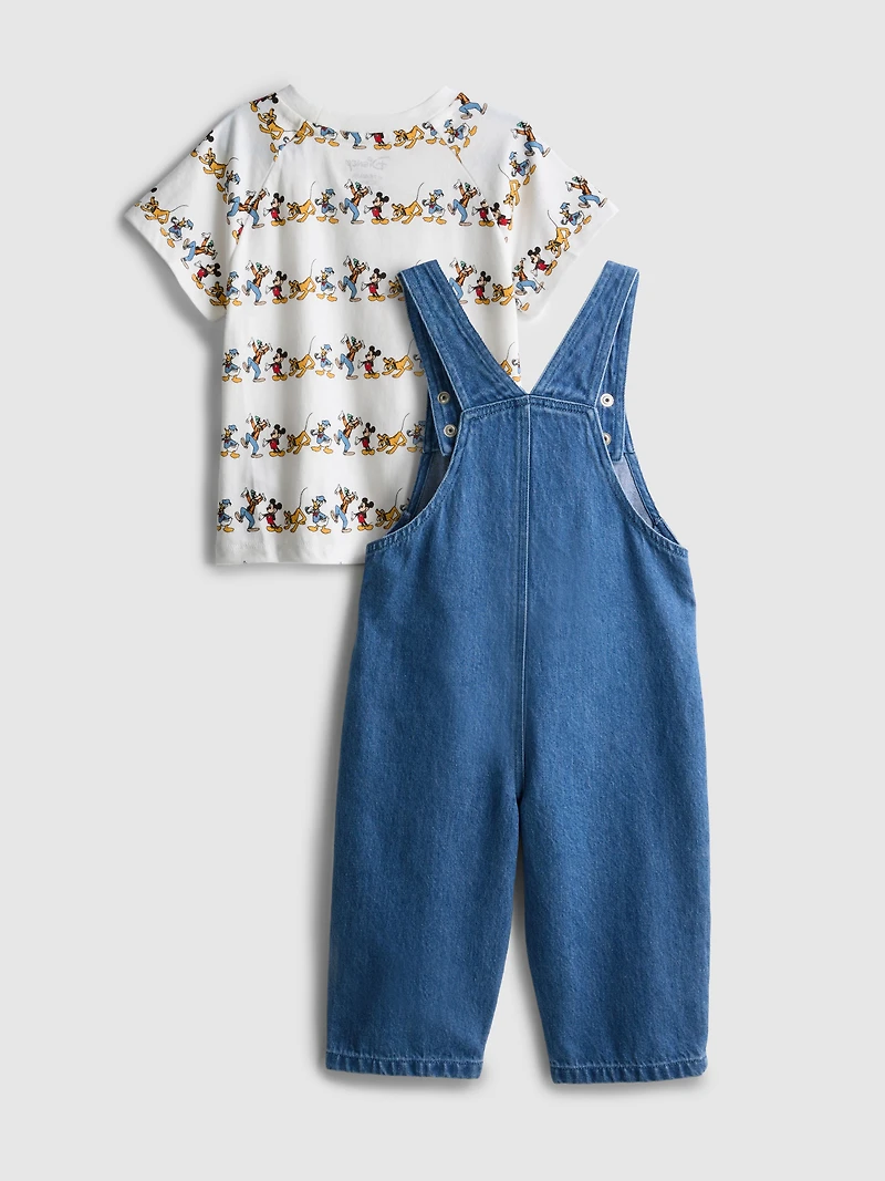 0-36mths | Disney’s Mickey Mouse and Friends T-Shirt Overalls Set