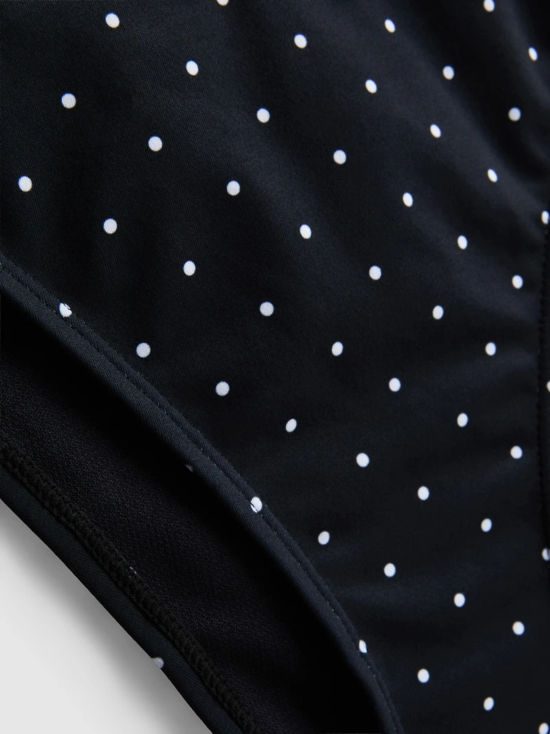 Printed Side-Tie Bikini Bottoms