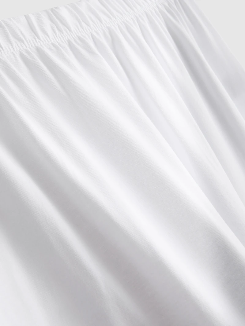 Cotton Tiered Maxi Peasant Skirt