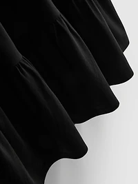 Cotton Tiered Maxi Peasant Skirt