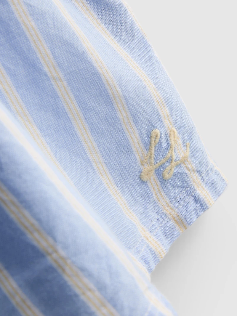 Cotton Striped Cami Pajama Top