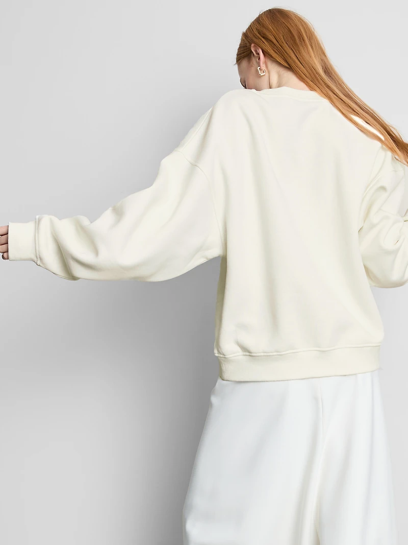 Bridal Embroidered Sequin Sweatshirt