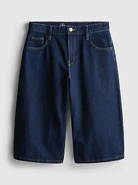 Cotton Denim Jorts