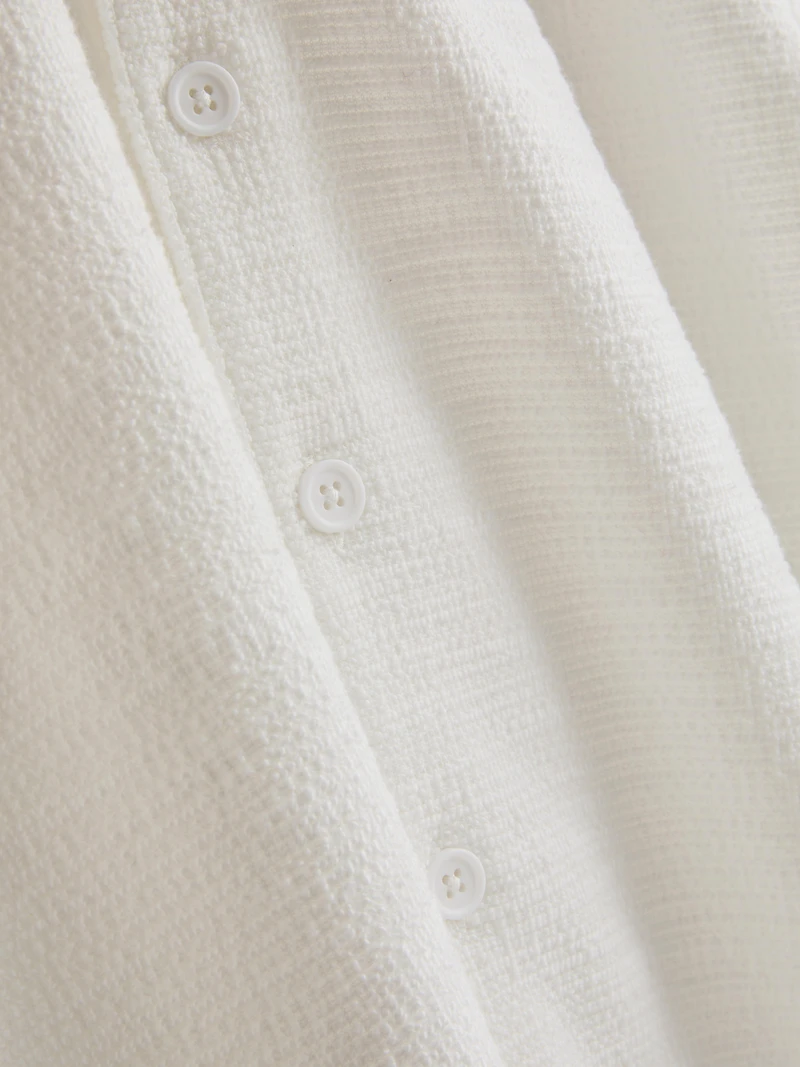 Short Sleeve Textured Shirt