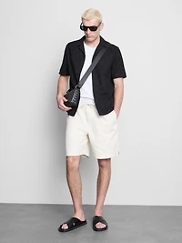 Short Sleeve Textured Shirt