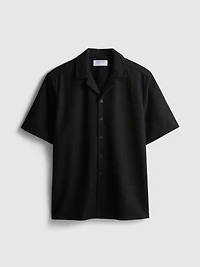Short Sleeve Textured Shirt