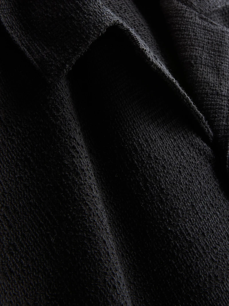 Short Sleeve Textured Shirt