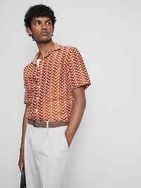 Zig-Zag Crochet Shirt