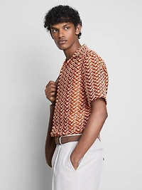 Zig-Zag Crochet Shirt