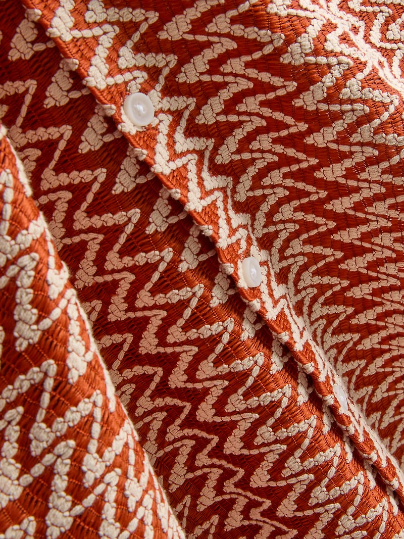 Zig-Zag Crochet Shirt