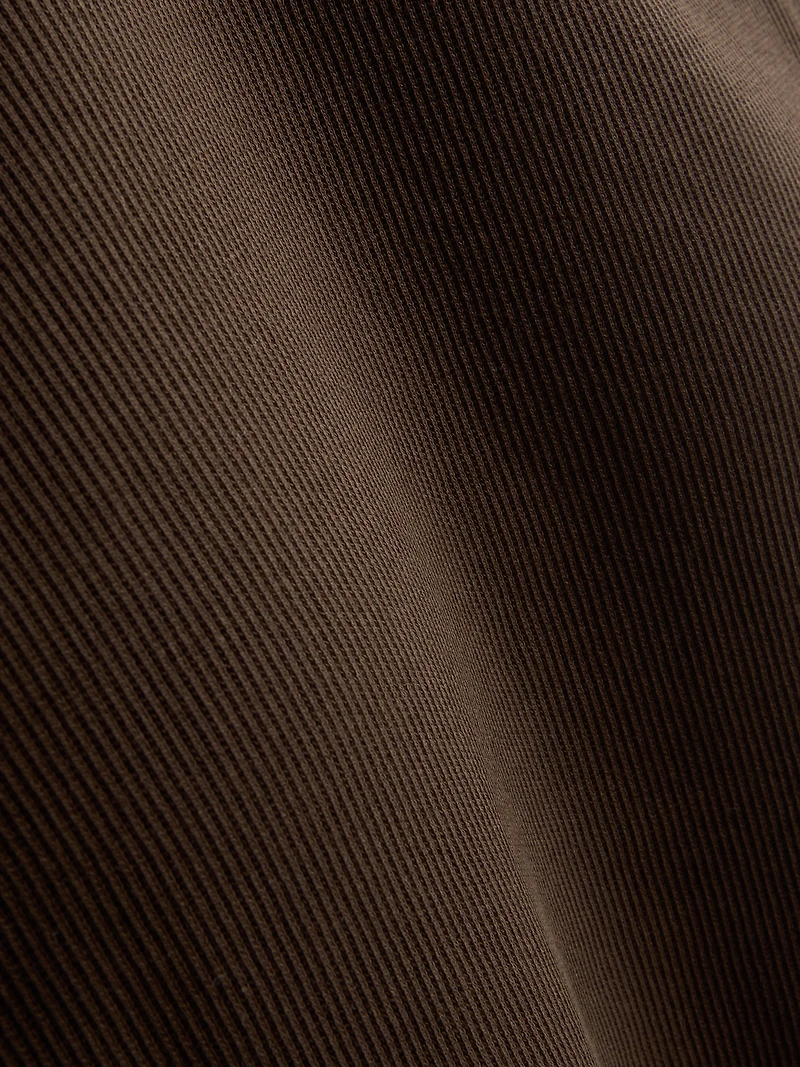 Ribbed Built-In Bra Racerback Tank