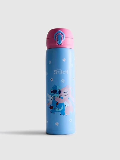 Disney's Stitch And Angel Water Bottle
