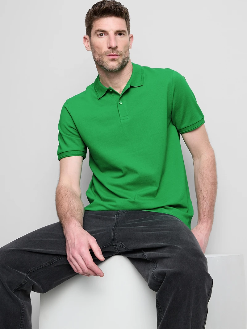 Essential Stretch Polo Shirt