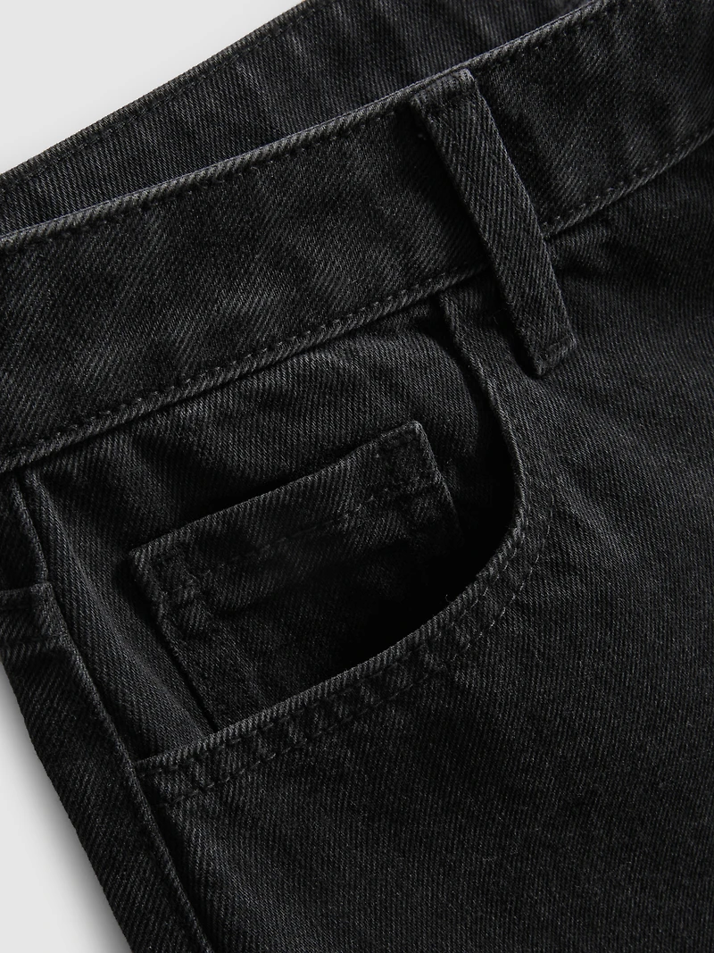 Cotton Denim Bermuda Shorts