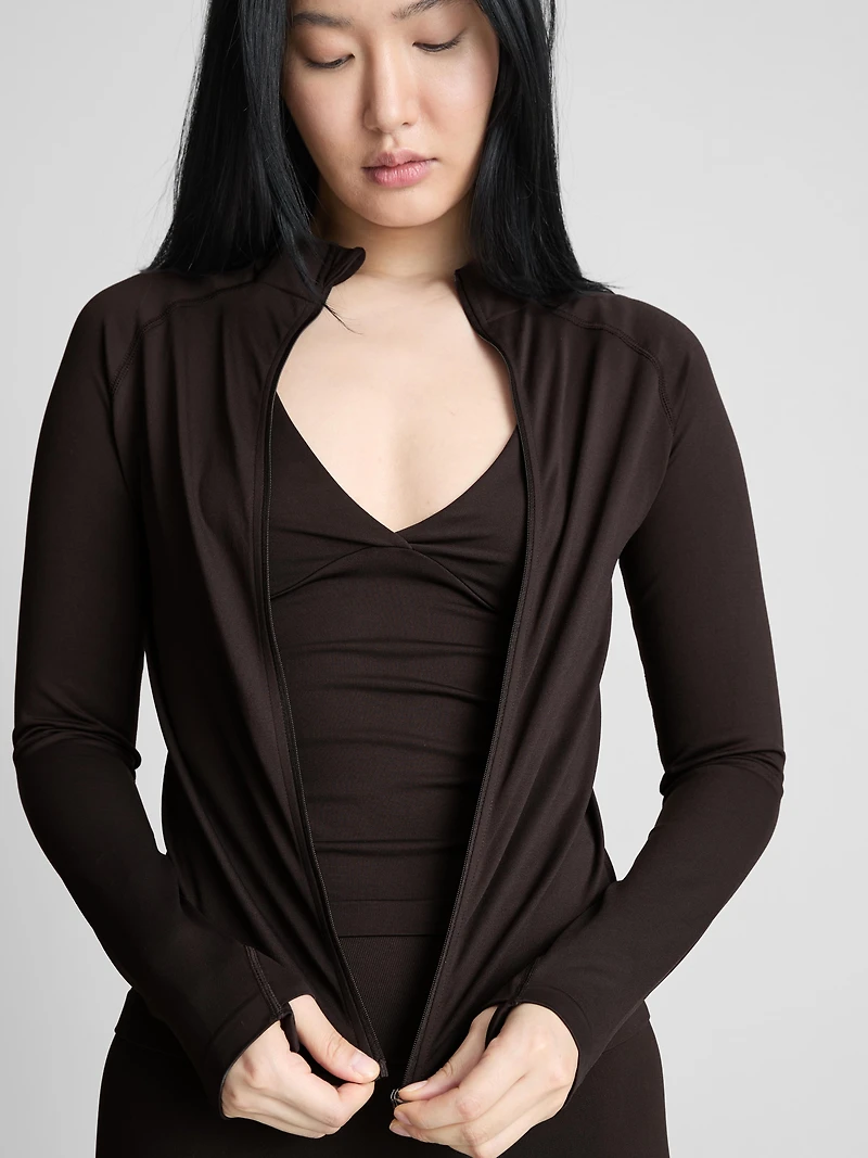 Seamless Zip Through Jacket