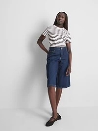 Striped Cotton Crewneck Tee