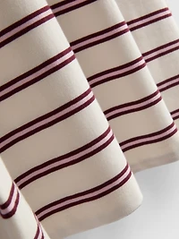 Striped Cotton Crewneck Tee