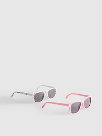 2-Pack Square Frame Sunglasses