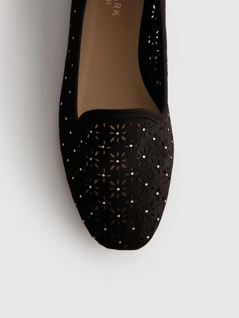 Cut-Out Ballet Flats