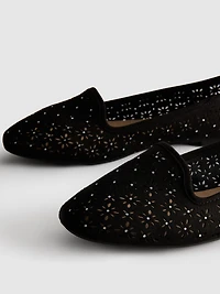 Cut-Out Ballet Flats