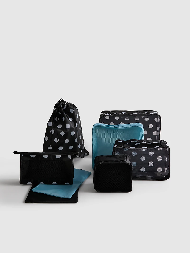 8pk Zip-Up Packing Cubes