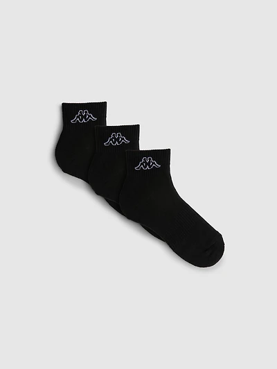 3-Pack Kappa x Primark Quarter Crew Socks