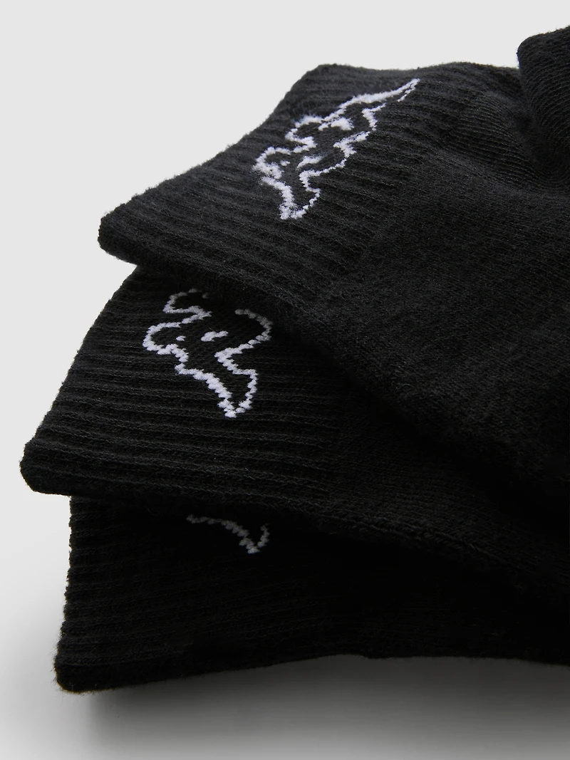 3-Pack Kappa x Primark Quarter Crew Socks