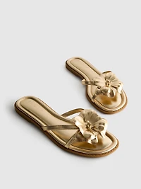 Flower Mule Sandals