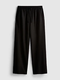 Textured Wide Leg Pants