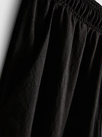Textured Wide Leg Pants