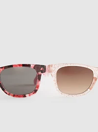 2pk D-Frame Sunglasses
