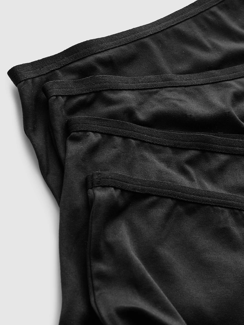4pk Microfiber Full Briefs