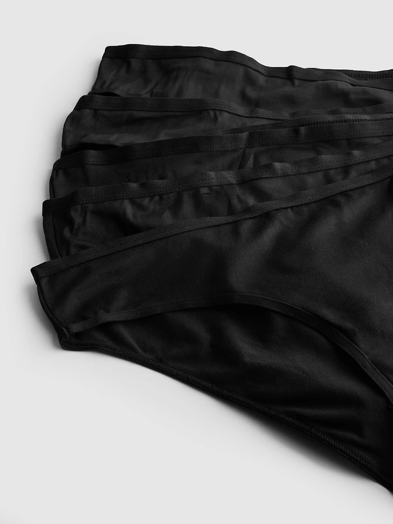 5pk Microfiber Brazilian Briefs