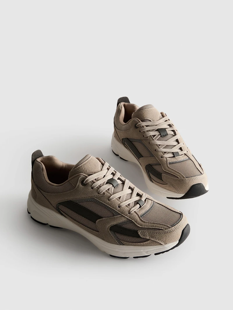 Low-Top Mesh Sneakers