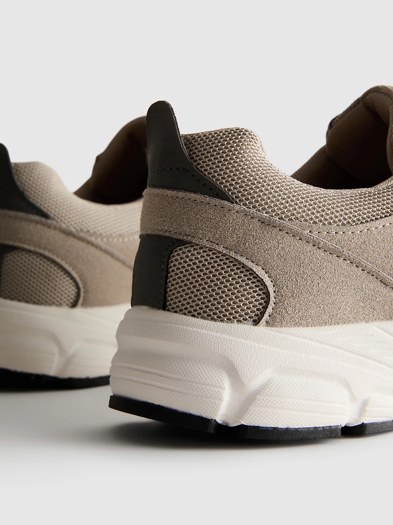 Low-Top Mesh Sneakers