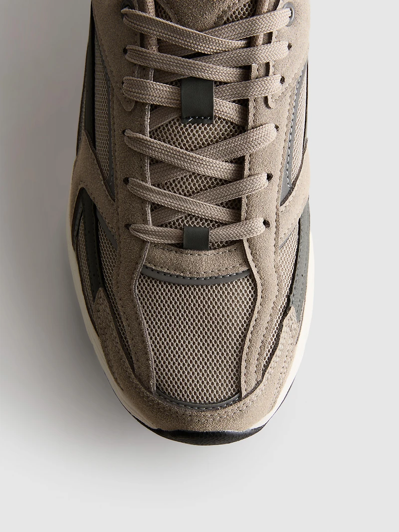 Low-Top Mesh Sneakers