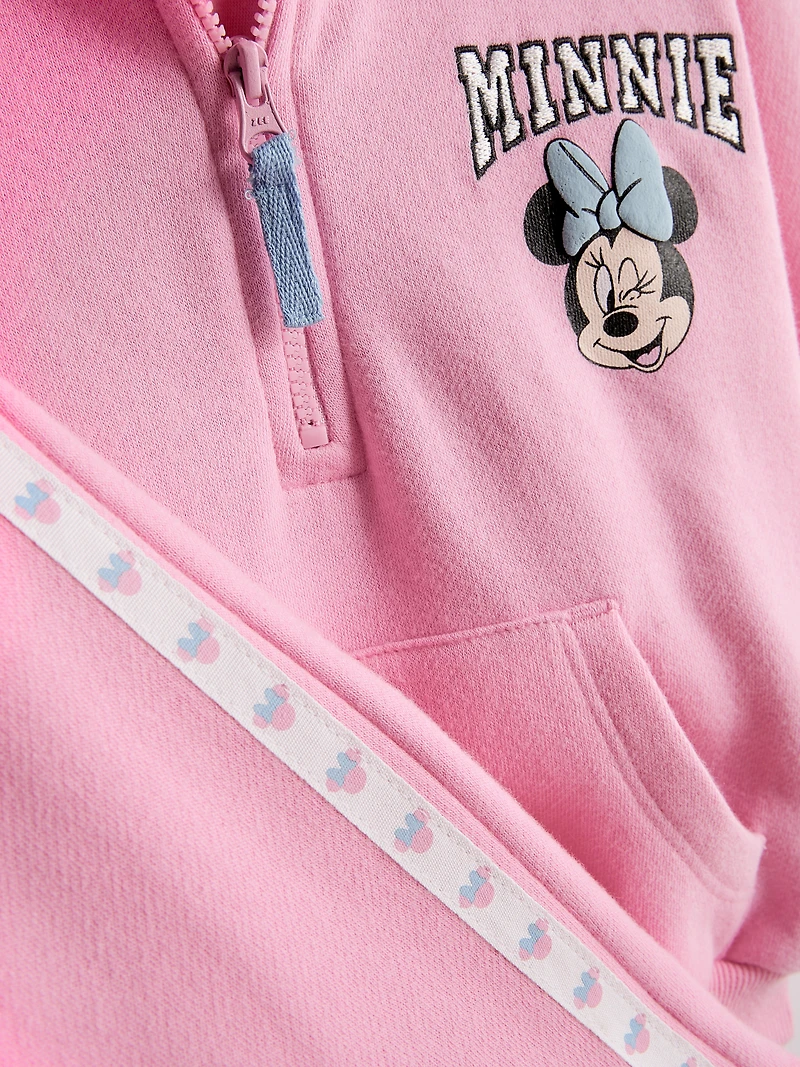 0-36mths | Disney's Minnie Mouse Funnel Neck Sweatshirt and Joggers Set