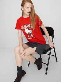 Hello Kitty Cotton Relaxed Strawberry Tee