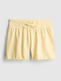 1.5-8yrs | Ribbed Lettuce Trim Shorts