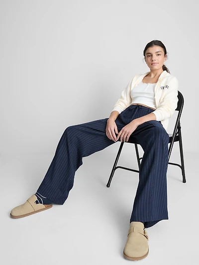 The Primark Scene | Wide-Leg Pinstripe Pants