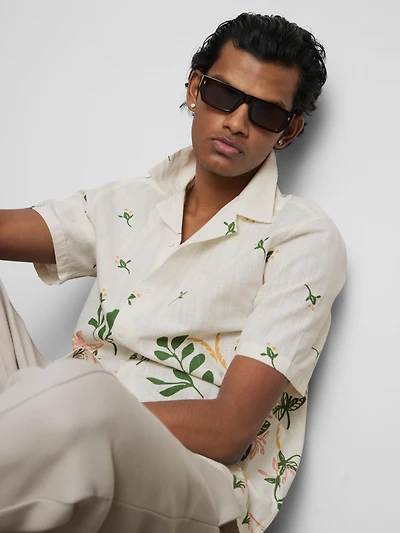 Short Sleeve Floral Shirt