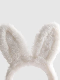 Plush Bunny Ear Headband